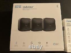 Blink Home Security 6 Camera Bundle Outdoor, Indoor Mini, Doorbell Alexa, NEW