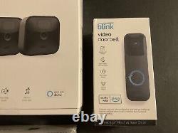 Blink Home Security 6 Camera Bundle Outdoor, Indoor Mini, Doorbell Alexa, NEW