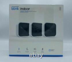 Blink Indoor (2020 Model) wireless HD home security camera system 3 camera kit