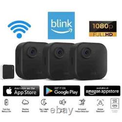 Blink Outdoor 4 (4th Gen) 3 Camera Wireless HD 1080p Home Security System NEW