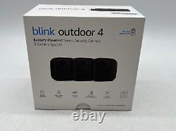 Blink Outdoor 4 (4th Gen) 3 Camera Wireless HD 1080p Home Security System NEW