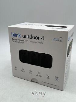 Blink Outdoor 4 (4th Gen) 3 Camera Wireless HD 1080p Home Security System NEW