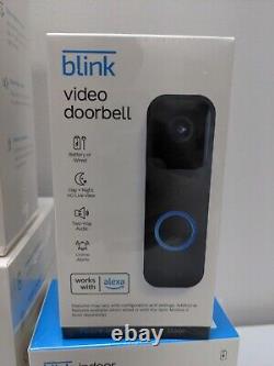 Blink Whole Home Security System 5 Cameras Video Doorbell Floodlight Bundle 7-pc