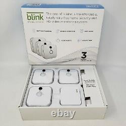 Blink Wire Free Home Security & HD Video Monitoring 3 Camera System + Sync