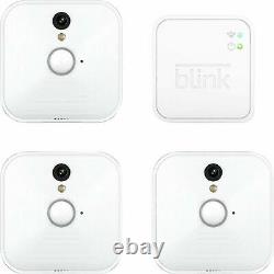 Blink Wireless Home Security 3 Camera Indoor System White