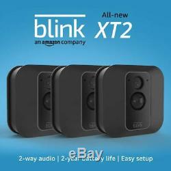 Blink XT2 3-Camera Indoor Outdoor 1080p Smart Home Security System With Storage