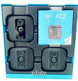 Blink XT2 3-Camera Indoor/Outdoor Wire-Free 1080p Surveillance System XT Black