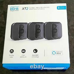 Blink XT2 3-Camera Wireless Indoor/Outdoor Cameras withHub Free Cloud Storage