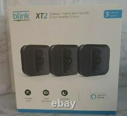 Blink XT2 Outdoor/Indoor Smart Security Camera System, 3 camera kit