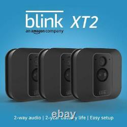 Blink XT2 Outdoor/Indoor Smart Security Camera System, 3 camera kit