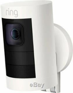 Brand New Ring Stick Up Indoor/Outdoor Battery Powered Security Camera White