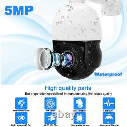 Built-in POE 30X Zoom 5MP Outdoor HD PTZ IP Speed Dome Camera IR Night Vision