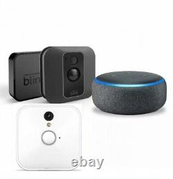 Bundle deal blink home security 2 camera system Blink XT2 With Echo Dot FASTSHIP