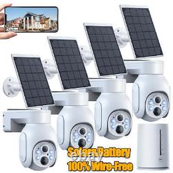 CAMCAMP 4MP Wireless Security Camera System Home Outdoor CCTV Solar PTZ Cameras