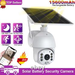CAMCAMP Home Security Camera Wireless Outdoor 2MP Solar WiFi PTZ IP Camera 4Pack
