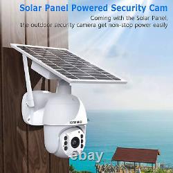 CAMCAMP Home Security Camera Wireless Outdoor 2MP Solar WiFi PTZ IP Camera 4Pack