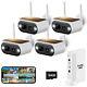Camcamp Solar Powered 10ch Home Security Camera System Night Vision 64gb Storage