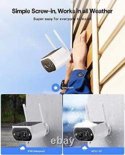 CAMCAMP Solar Powered 10CH Home Security Camera System Night Vision 64GB Storage