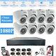 Cctv 8ch Full Hd Dvr 1080n 8x1080p Outdoor Ir Home Security Camera System Kit
