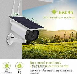 Camara De Seguridad Solar WIFI Inalambrica Para Casa Exterior HD 1080P Con Audio