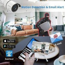 Camaras De Seguridad Wifi Exterior 1080P Inalambricas Con Vision Nocturna Video