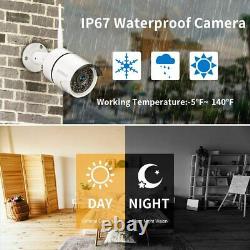 Camaras De Seguridad Wifi Exterior 1080P Inalambricas Con Vision Nocturna Video