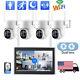 Camcamp 10ch Wireless Home Security Camera System With Monitor Nvr 24/7 Record
