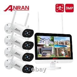 Camera Security System Wireless Outdoor Home With 8CH 12Monitor 1TB Hard Drive