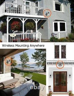 Camera Smart home Solar Powered Wireless Security WIFI WaterProof Motion APP