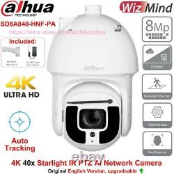 Dahua SD8A840-HNF-PA 4K Starlight AI 40xZoom PTZ 8MP IP Camera Hi-PoE Auto-track