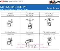 Dahua SD8A840-HNF-PA 4K Starlight AI 40xZoom PTZ 8MP IP Camera Hi-PoE Auto-track