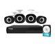 Defender Ns8mp1t4b4 4k Ultra Hd Wired Poe Home Security Camera System, 4 Cameras