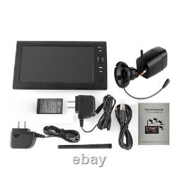 Digital Wireless CCTV Camera with 7'' LCD Monitor DVR Record Home Security NEW
