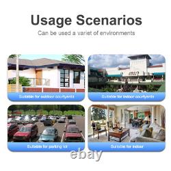 Dual Lens HD 4MP Wireless WiFi IP Camera Outdoor CCTV PTZ Home Security IR Cam