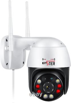 ENSTER 2.4/5 Ghz WiFi PTZ Security Camera Outdoor, IP Home Security