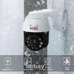 ENSTER 2.4/5 Ghz WiFi PTZ Security Camera Outdoor, IP Home Security