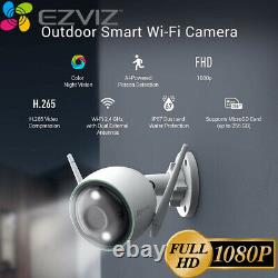 EZVIZ Outdoor Security Camera WIFI 1080P Smart APP Colored Night Vision C3N