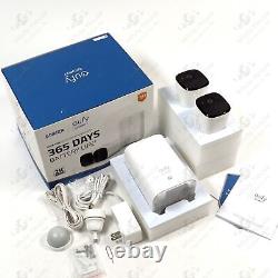 EufyCam 2 Pro 2-Camera Indoor/Outdoor Wireless 2K Home Security System White