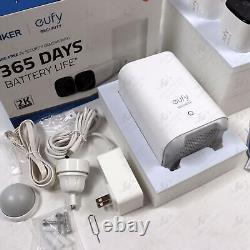 EufyCam 2 Pro 2-Camera Indoor/Outdoor Wireless 2K Home Security System White