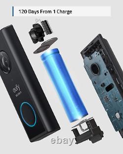 Eufy Security Battery Video Doorbell wireless Kit Camera Doorbell, Free Wireless