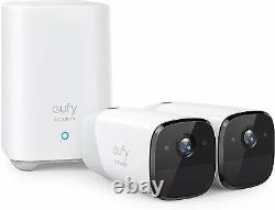 Eufy Security eufyCam 2 Wireless Home Security Camera System 2-Cam Kit 1080p