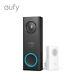 Eufy Wi-fi Video Doorbell 2k Hdr Smart Security Camera Intercom + Wireless Chime