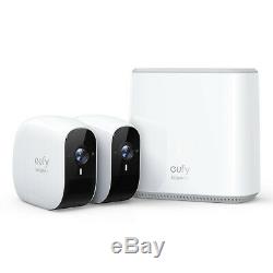 Eufy Wireless Home Security Camera System 1080p HD IP65 Night Vision 2-Cam Kit