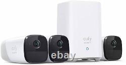 Eufy eufyCam 2 Pro Wireless Home Security Battery 3 Camera System HomeKit 2K