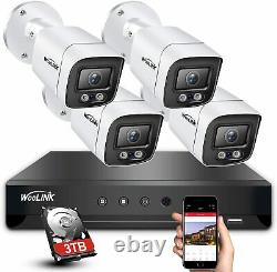 FHD 5MP POE Home Security Camera System 8CH H. 265 NVR DVR CCTV System 3TB HDD