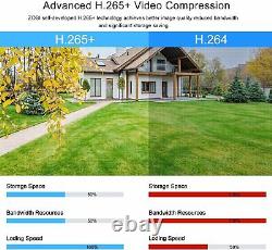 FHD 5MP POE Home Security Camera System 8CH H. 265 NVR DVR CCTV System 3TB HDD