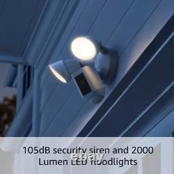 Floodlight Cam Wired Plus Smart Security Camera with LED & 2-Way Talk
