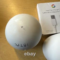 GOOGLE Nest CAM 2nd Gen Indoor/Outdoor Battery Security Cameras (2-Pack)