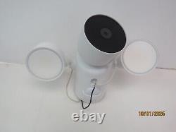 GOOGLE Nest Cam with Floodlight Wired Outdoor Smart Home Security Camera BM101