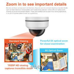 GW 5MP 1920P Pan Tilt Zoom HD IP PoE 5X Optical Zoom Security Dome PTZ Camera